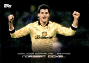 2020 Topps Bundesliga BVB #37 Norbert Dickel Borussia Dortmund Soccer Card