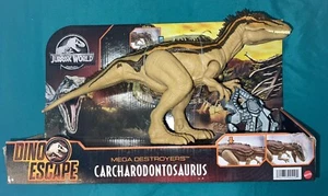 2021 Jurassic World Mega Destroyers Carcharodontosaurus Yellow Dino Escape - Picture 1 of 3