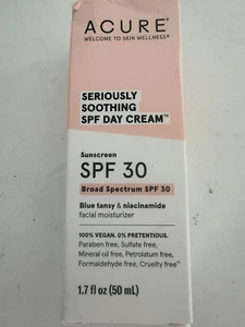 Acure Radically Rejuvenating SPF 30 Day Cream - 100% Vegan $35 NEW #20 - Picture 1 of 6