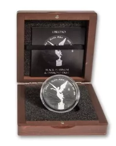 🇺🇸2023 LIBERTAD MEXICO BLACK PLATINUM & DIAMOND DUST TUXEDO OF COINS STUNNING - Picture 1 of 5