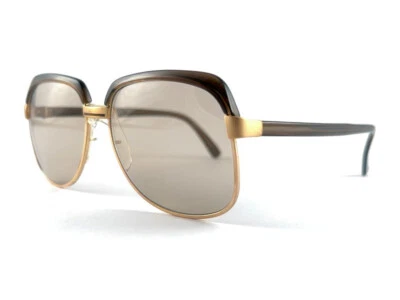 ВИНТАЖНЫЕ НОВЫЕ СОЛНЦЕЗАЩИТНЫЕ ОЧКИ RODENSTOCK EGMONT В ЗОЛОТОЙ МАТОВОЙ ОПРАВЕ 1980-е ГЕРМАНИЯ - Изображение 1 из 4