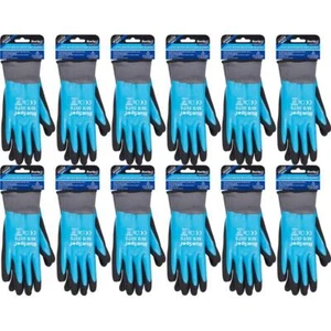 BlueSpot Medium Latex Coated Water Resistant Work High Grip Gloves Size 8 - Picture 1 of 5