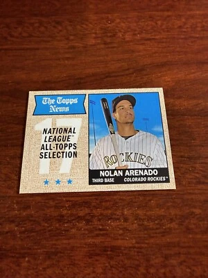 2017 Topps Heritage Topps News #373 Nolan Arenado - Image 1 of 2