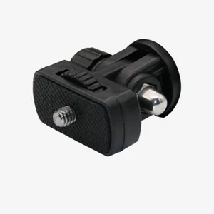 1/4" Hotshoe Mount Adapter 360 Degree Rotatable Aluminum Tripod Head _xa - Photo 1/9