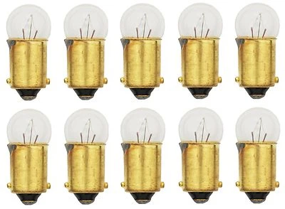 10x 53 Light Bulb Miniature Gauge Cluster Instrument Panel 12v T3-1/4 BA9S Lot - Image 1 of 3
