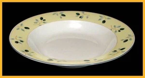 Royal Doulton Blueberry 8 1/2 Inch Rimmed Soup Bowls - NEW UNUSED ! - Picture 1 of 1