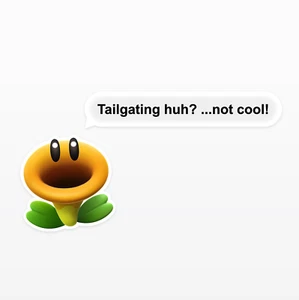 Mario Wonder Talking Flower Tailgating Decal/Sticker - Picture 1 of 3