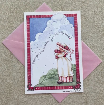 Sandi Gore Evans Thank You From The Bottom Of My Itty Bitty Heart Blank Card - Image 1 of 2