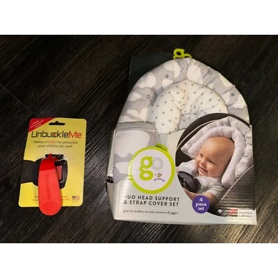 ¡NUEVO! Juego de 4 piezas de herramientas de hebilla de asiento de coche UnbuckleMe y Go by Goldbug Duo Head/Strap Foto 1 de 3