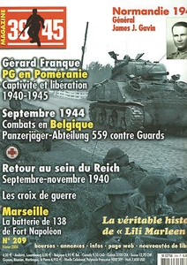 39-45 Nr. 209 FORT NAPOLEON MARSEILLE / LILI MARLEN / PZ AB 559 LIMBOURG /J GAVIN - Bild 1 von 2