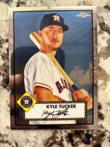 2022 TOPPS CHROME PLATINUM BASE CARD HOUSTON ASTROS KYLE TUCKER #233 - Picture 1 of 1