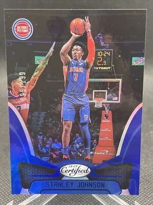 2018-19 Certified Mirror Blue #104 Stanley Johnson /199 - Image 1 of 2