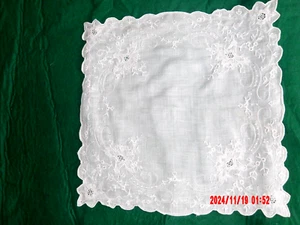 Beautiful Hand Embroidered Appenzel Handkerchief - Picture 1 of 6