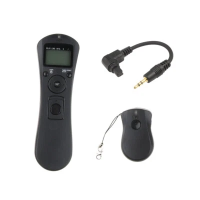 Wireless Timer Remote Shutter Release For Canon EOS 10D 20D 30D 40D 50D 5D 7D US - Image 1 of 4