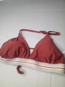 Top bikini da nuoto Xhilaration D/DD marrone - Foto 1 di 11