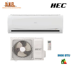 HEC Climatizzatore 9000 Btu /h Inverter Monosplit Condizionatore Pompa di Calore