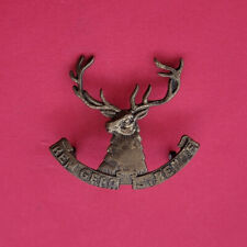 10th Nelson Mounted Rifles Cap Badge New Zealand Brass With Lugs