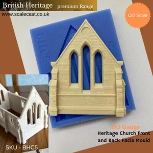 BHC05 Historical Church Front / Back - For model Railways OO Gauge - Picture 1 of 3