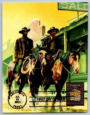 #5618 Western Wear Shirt FDC Maxi Card - Image 1 of 2