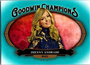 2020 Upper Deck Goodwin Champions Horizontal Turquoise Jhenny Andrade #63 MNT - Picture 1 of 1