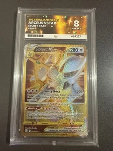 2022- POKEMON- ARCEUS VSTAR-BRILLIANT STARS- ACE- NM-MT -8-SR - Imagen 1 de 3