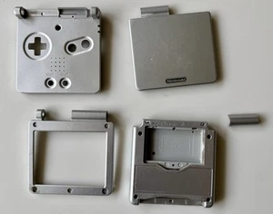 Nintendo GBA SP Game Boy Advance OEM Silver Used Housing Shell Gameboy D - Picture 1 of 2