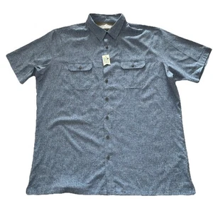 Croft & Barrow Shirt Men’s 2XLT Blue Quick Dry Button Up Vented Fishing Hiking - Picture 1 of 11