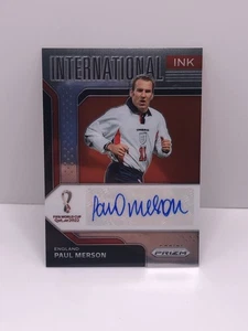 Paul Merson 2022 Panini Prizm FIFA World Cup Qatar International Ink Auto #I-PME - Picture 1 of 2