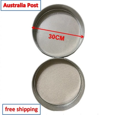 Gold Sieve Set Panning Prospecting Sieves Classifier Gem Fossicking Detector 2pc - image 1 of 4