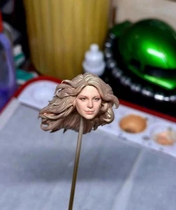 Painted 1:6 Head Sculpt Supergirl For 12" Female Action Figure Soldier Body Toy - Picture 1 of 3