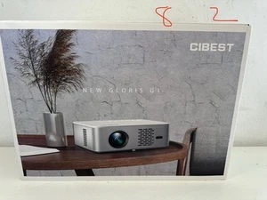 Cibest G1 Smart 4k Beamer 2,4/5G Wifi 1080p Autofokus AndroidTV Silber/Weiß - Bild 1 von 7