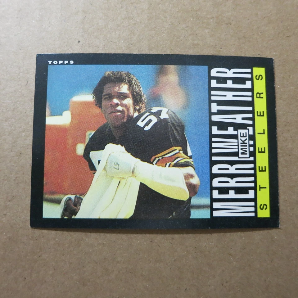 Mike Merriweather RC 1985 Topps #360 Pittsburgh Steelers U Pacific FREE Postage - Image 1 of 2