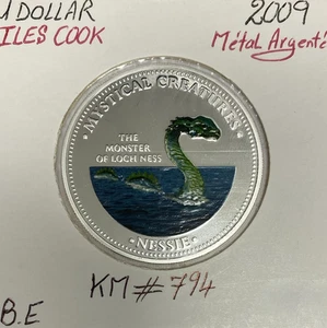 ILES COOK - 1 DOLLAR 2009 - Monnaie en métal argenté // Qualité : BE (REF 2) - Picture 1 of 2