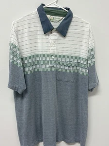 Camisa Polo Palmland Club Manga Corta Grandpa Core Estilo Retro Vintage Talla XL - Imagen 1 de 5