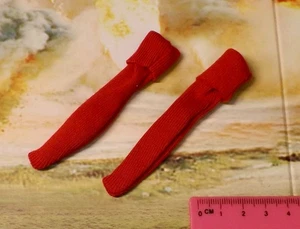 Vintage Action Man 40th rote Socken 1 Paar für Sportler Fußballer - Bild 1 von 1