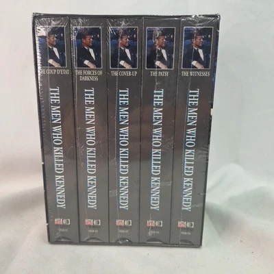 The Men Who Killed Kennedy VHS Time Life Video 5 Tape Set Brand New Sealed Movie - Image 1 of 4