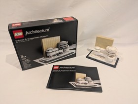 LEGO ARCHITECTURE (21004) Solomon Guggenheim Museum Complete w/ Box & Manual