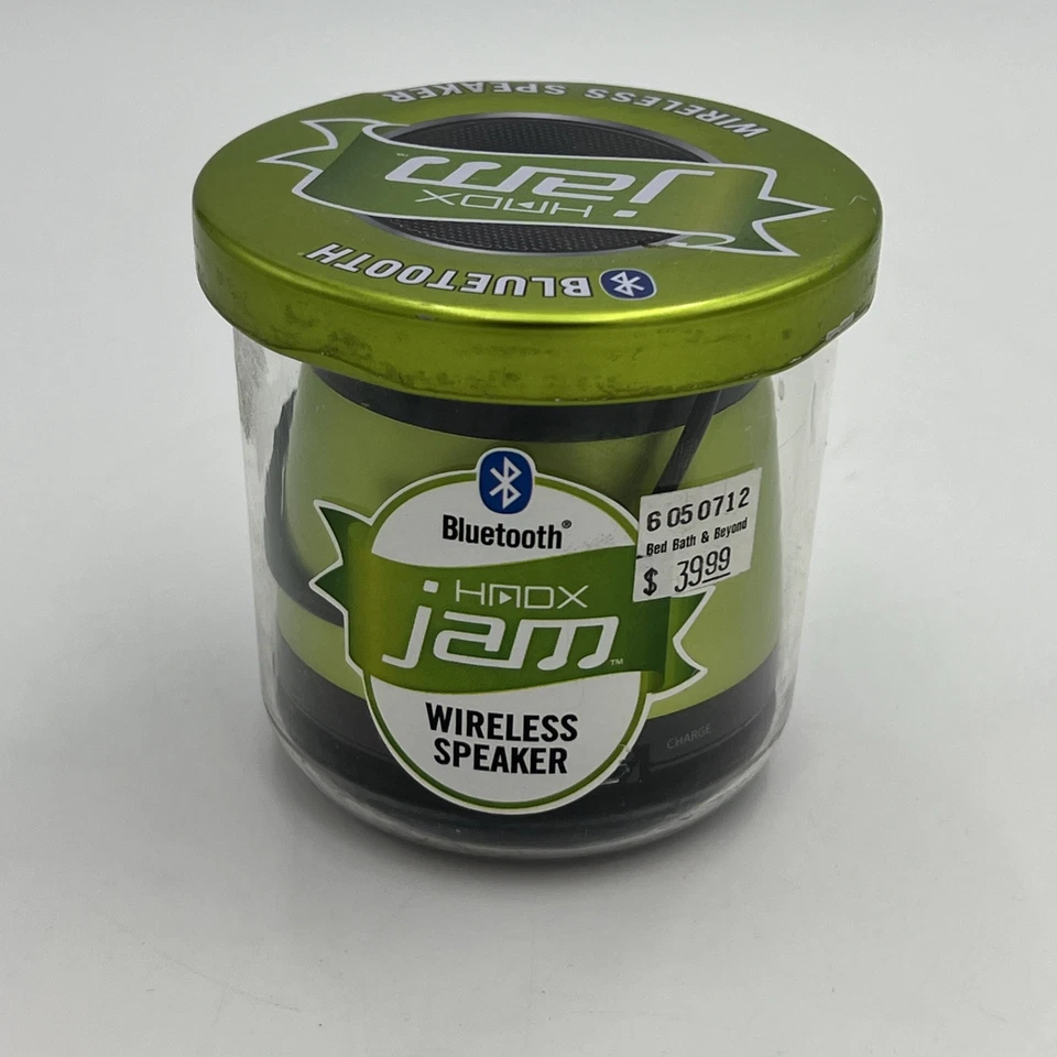 Jam Classic Rechargeable Bluetooth Wireless Speaker HMDX Green TESTED A1 - Image 1 of 4