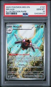 Pokémon Meg En-Mega Evolution 2025 ilustración rara #137 Ninja PSA 10 - Imagen 1 de 2