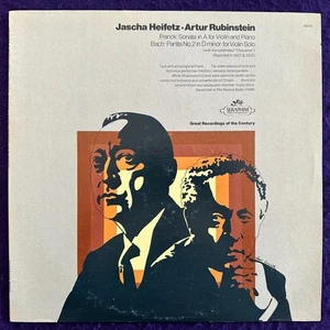 FRANCK Sonata BACH Partita No.2 HEIFETZ RUBINSTEIN / Seraphim 60230 Mono NM/NM - Picture 1 of 6