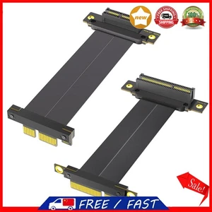 PCI-E 4.0 X1/X4 Riser Cable PCIe 4.0 High Speed Flexible Extender Card for GPU - Photo 1/18