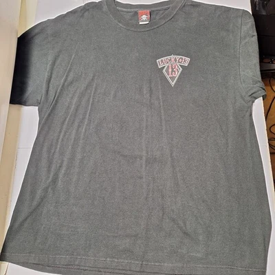 Lucky 13 服装 T 恤男式 L 码黑色 Hot Rod Devil Motor Psycho 摩托车 — 第 1/4 张图片