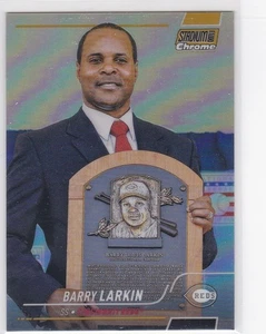 2022 Topps Stadium Club Chrome Gold Refractor #179 Barry Larkin 15/50 (T01) - Picture 1 of 2