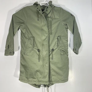 SUPERDRY M65 Field Jacket 7042 Military Full Zip OD Olive Green Women's 6 Medium - Picture 1 of 13