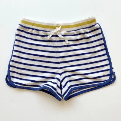 Boden Jonnie B Niñas Toalla Terry Tela Pantalones Cortos Talla 14 Blanco Azul Marino Rayas Foto 1 de 4