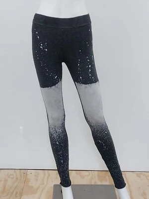 Raquel Allegra Tie Dye Leggings Grey Cotton Blend Size 0/XS Pants - Image 1 of 4