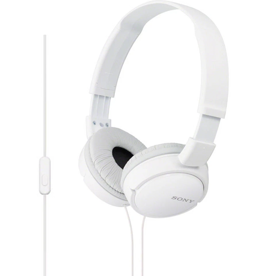 Sony Headphone Over-Head MDR-ZX110 Stereo  Extra Bass Black & White Colors NEW!! - Image 1 of 1