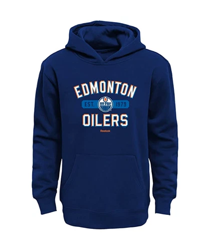 Edmonton Oilers NEW Youth Extra Large (18) Logo Hooded Sweatshirt . NHL NWT Cover