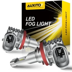 AUXITO 4000LM H16 H11 Ángulo 90° 6500K Blanco Antiniebla Bombillas LED Brillantes Serie M4 - Imagen 1 de 8