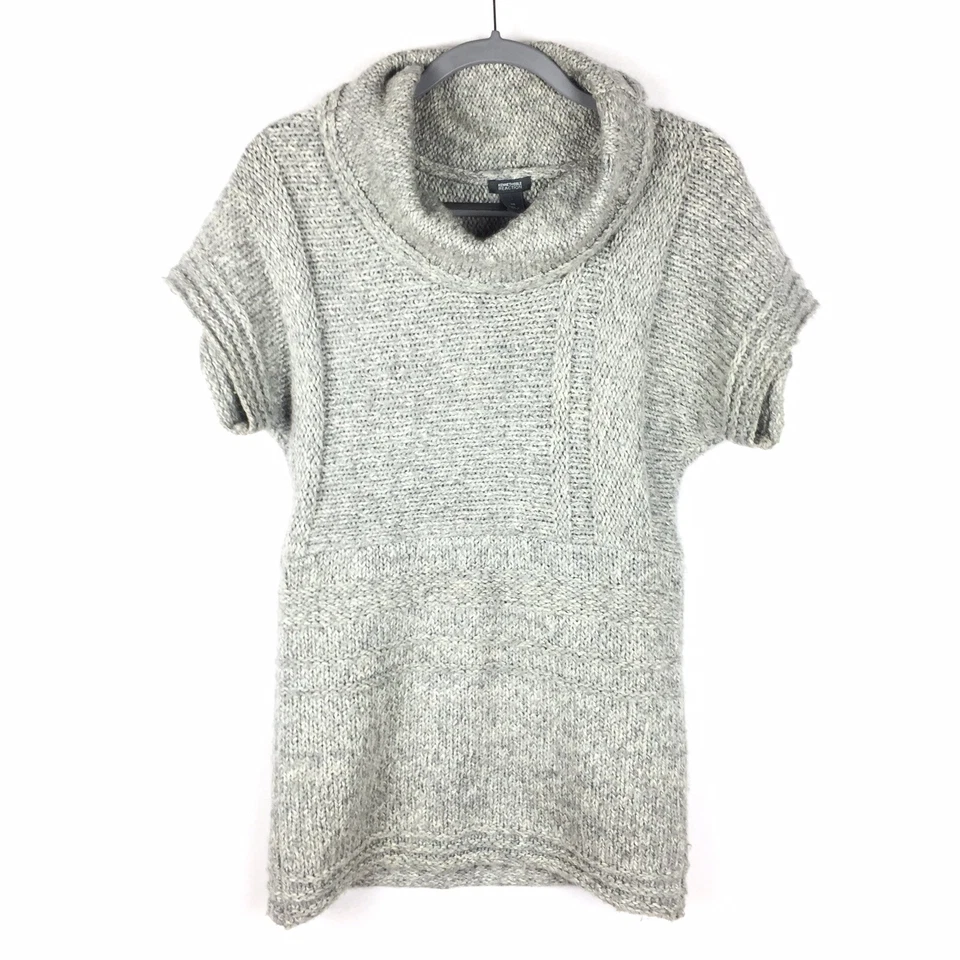 Suéter Kenneth Cole Reaction Talla Extra Pequeña Gris Tejido Capucha Cuello Pullover XS Foto 1 de 4